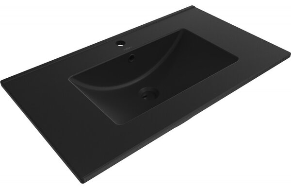 Mexen Atena chiuvetă încastrată în blat 81 x 46 cm, negru mat - 25018070