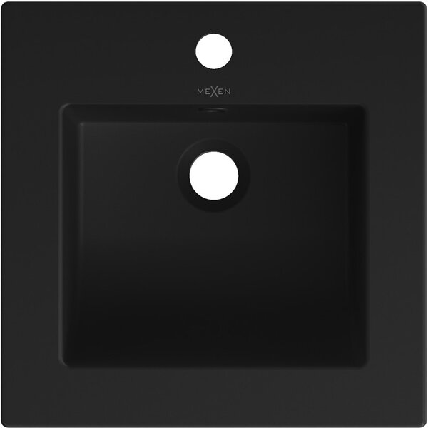 Mexen Atena, chiuveta blat 41 x 41 cm, negru mat, 25014170