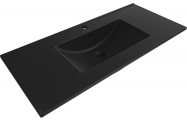 Mexen Atena, chiuveta blat 101 x 46 cm, negru mat, 25011070