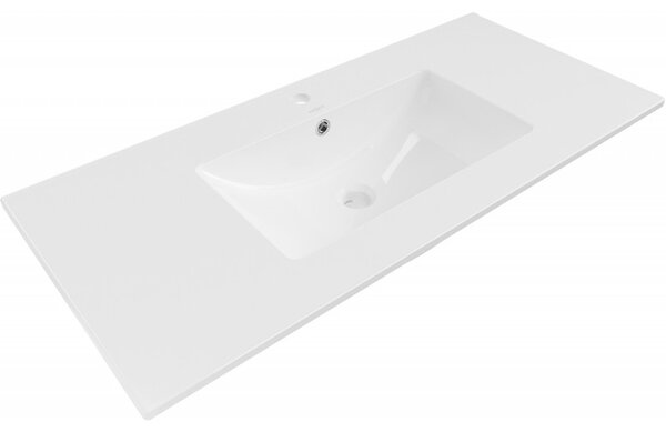 Mexen Atena chiuvetă încastrată în blat 101 x 46 cm, albă - 25011000
