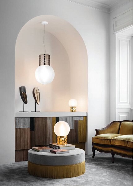 Lustră Pendul Slamp, Gri, Camera de zi, Plastic