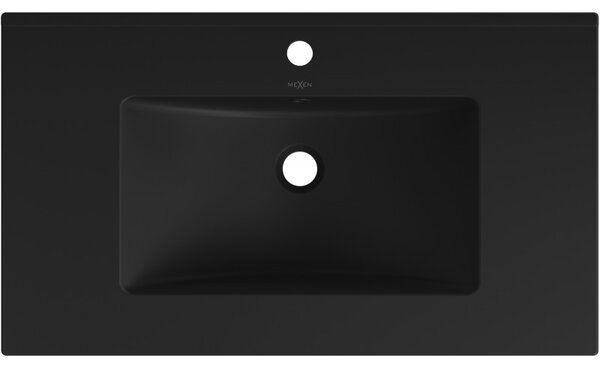 Mexen Atena chiuvetă încastrată în blat 81 x 46 cm, negru mat - 25018070