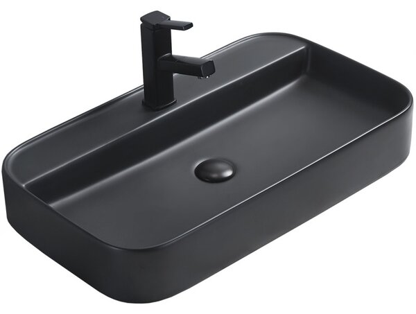 Mexen Sofia, chiuveta blat 70x40x11 cm, negru mat, 22157085