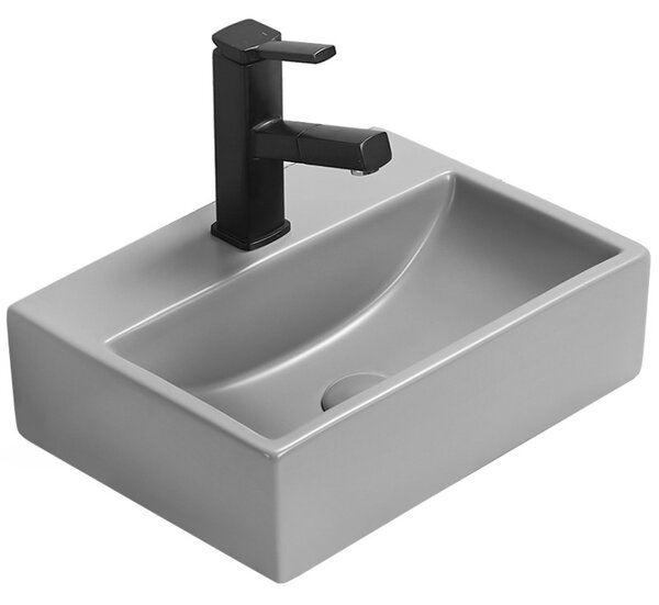 Mexen Mini, chiuveta blat 40x30x12 cm, gri deschis mat, 21094061