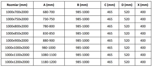 Mexen Velar, cabină de duș cu ușă glisantă 100(uşă) x 80(perete) cm, sticlă transparentă 8mm, auriu lucios, 871-100-080-01-50