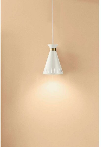 Lustră Pendul Warm Nordic, Cone, reglabil, Alb, Bucătărie, Metal, Vintage