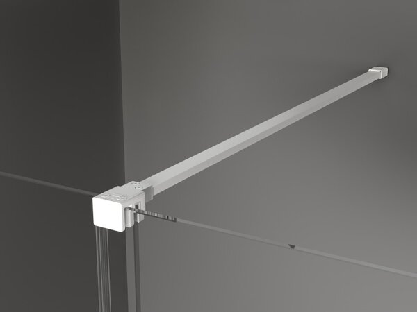 Mexen Velar, ușă glisantă de intrare 70x200 cm, sticlă transparentă de 8 mm, alb, 871-070-000-03-20
