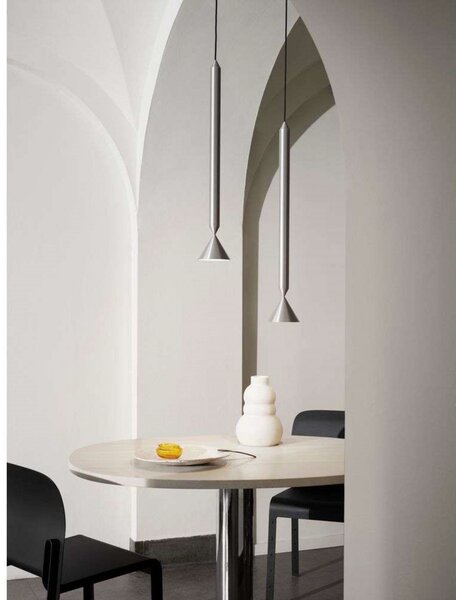 Lustră Pendul Pholc, Apollo 59, reglabil, Metalic, Studiu / Birou, Aluminiu, Design