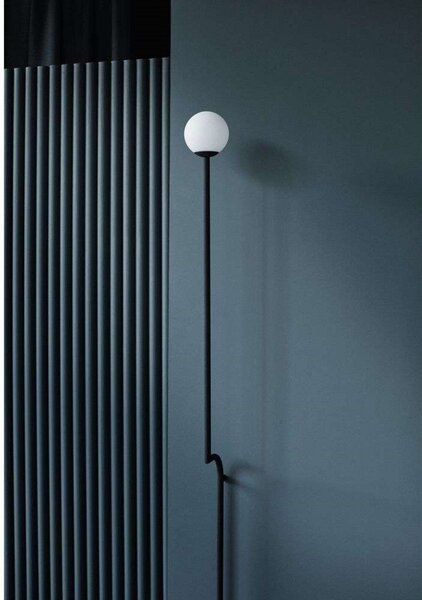Lampă de perete Pholc, Negru, Camera de zi, Metal