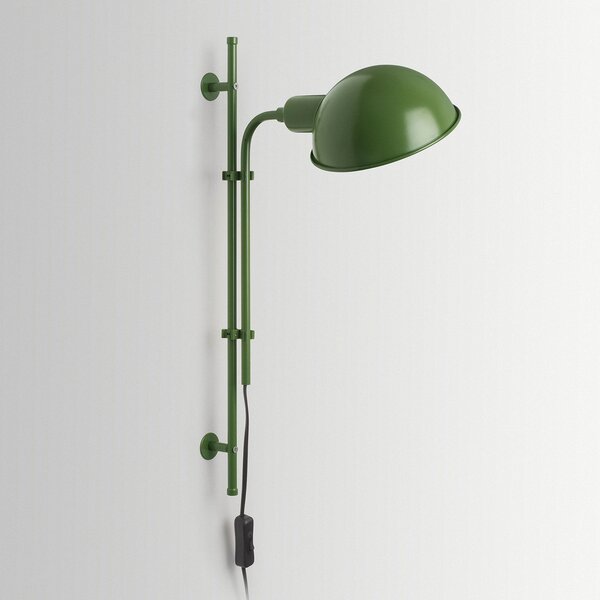Lampă de perete MARSET, Funiculí A, Verde, Camera de zi, Metal, Design