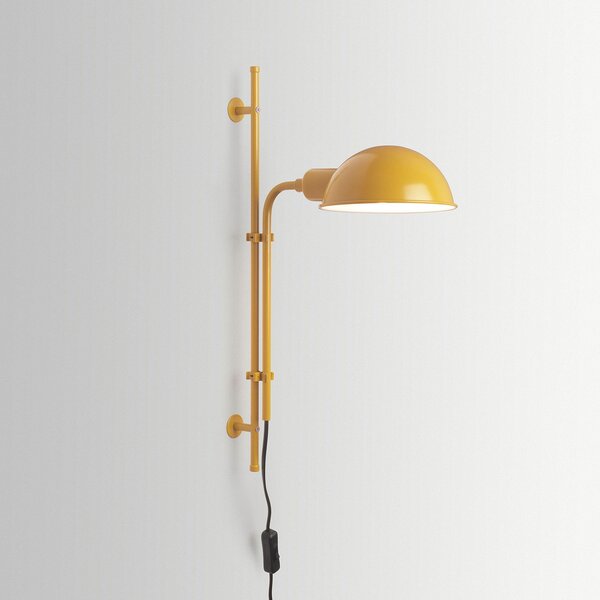 Lampă de perete MARSET, Funiculí A, Galben, Camera de zi, Metal, Design