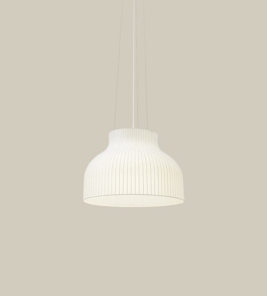 Lustră Pendul Muuto, Alb, Sala de mese, Plastic