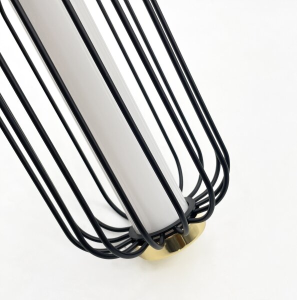 Lustră pe cablu BONNIE LED/15W/230V 3000K, negru