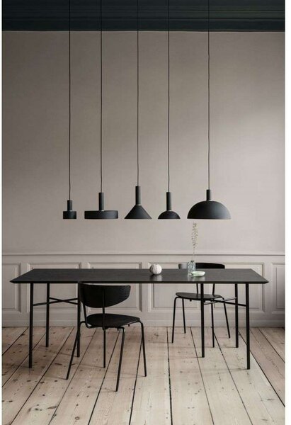 Lustră Pendul ferm LIVING, Negru, Camera de zi, Metal