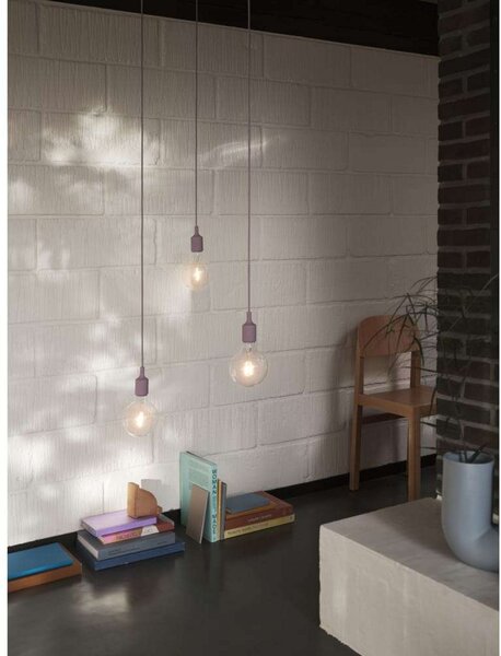 Lustră Pendul Muuto, Violet, dormitor, Plastic