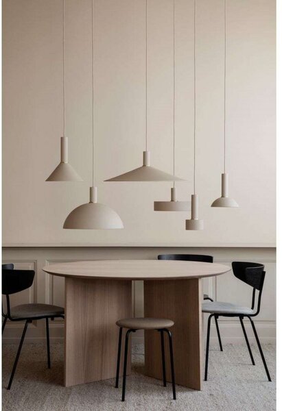 Collect Lustră Pendul Disc Low Cashmere - Ferm Living