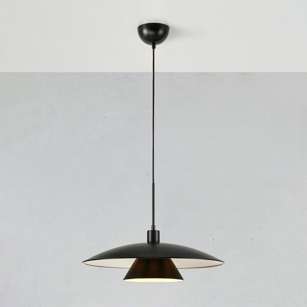 Lustră Pendul Markslöjd, Millinge, reglabil, Negru, Camera de zi, Metal, Scandinavă