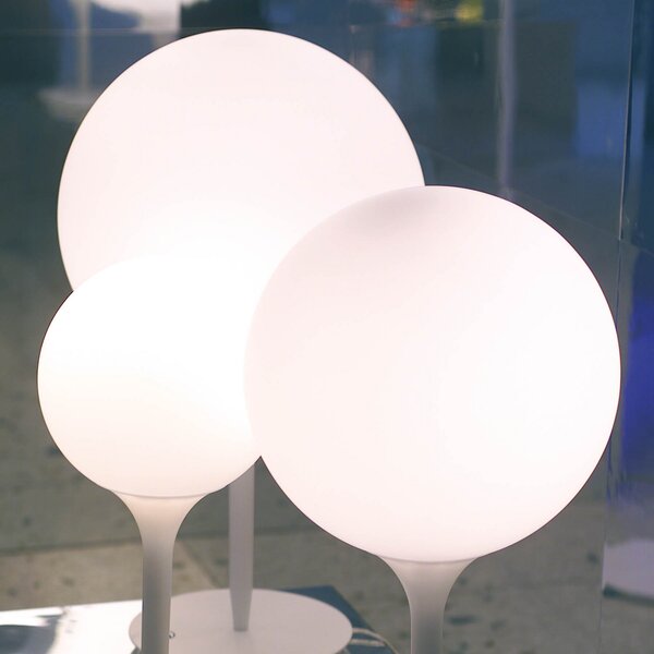 Lampă de masă Artemide, Castore, reglabil, Alb, Camera de zi, Plastic, Design