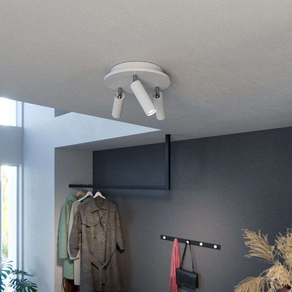 Plafoniere Herstal, Alb, Camera de zi, Metal