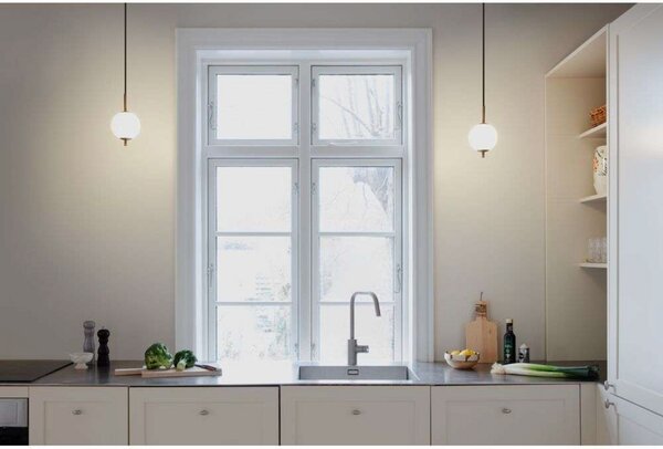 Audrey 1 Lustră Pendul Plated Brass/White Opal - UMAGE