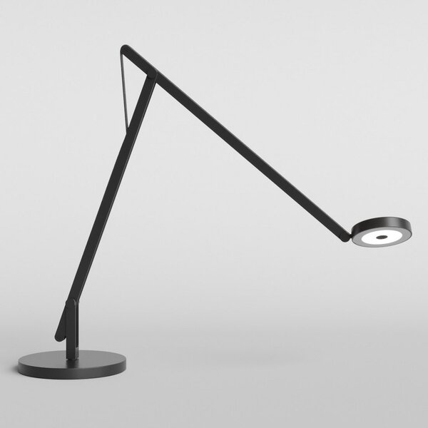 Lampă de masă Rotaliana, String T1 DTW, reglabil, Negru, Studiu / Birou, Metal, Design