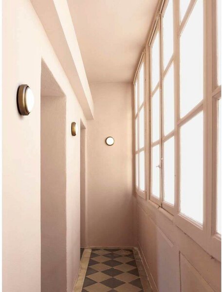 Lampă de perete Luceplan, Metalic, Zona coridorului, Aluminiu