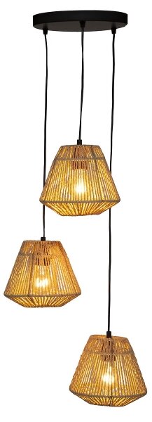 Lustră pe cablu Atmosphera JILY 3xE27/40W/230V iută