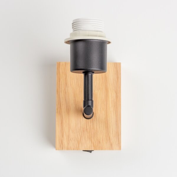 Lampă de perete Brilagi NUBILA WOOD 1xE27/25W/230V stejar/albastru închis