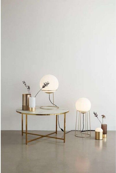 Lampadar Hübsch, Alb, Camera de zi, Metal
