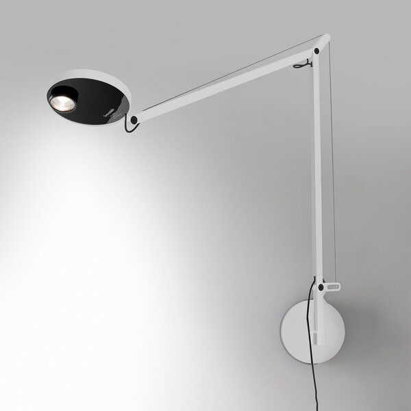 Lampă de perete Artemide, Demetra, reglabil, Alb, dormitor, Metal, Modern