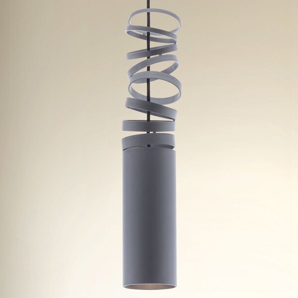 Lustră Pendul Artemide, Decomposé, reglabil, Gri, Camera de zi, Metal, Design