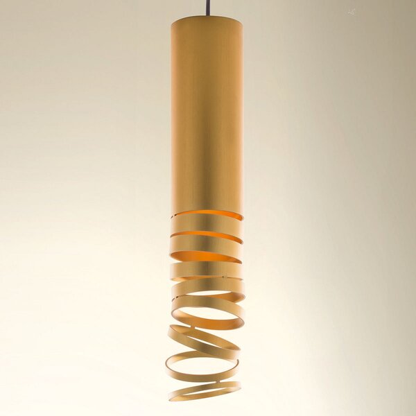 Lustră Pendul Artemide, Decomposé, reglabil, Auriu / Alamă, Camera de zi, Metal, Design