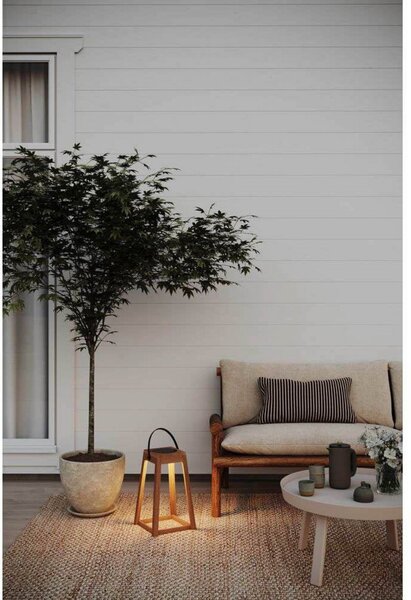 Lampă de exterior Nordic Solar, IP44, stejar - Markslöjd