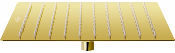 Cap de duș Mexen Slim oțel inoxidabil 25 x 25 cm, auriu, 79125-50