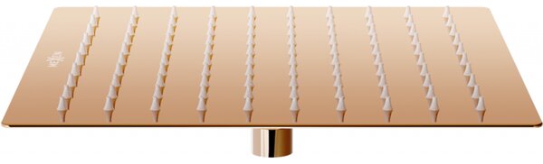 Cap de duș Mexen Slim oțel inoxidabil 25 x 25 cm, auriu roz, 79125-60