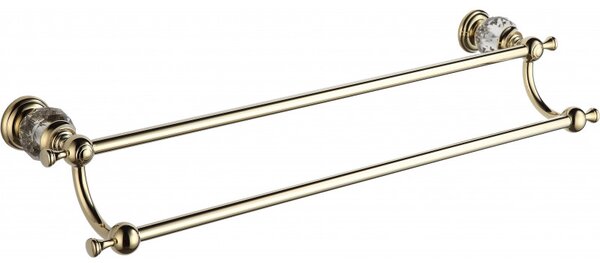 Mexen Accesorii Mexen, suport prosoape ESTELA 2 randuri, auriu, 7011525-50