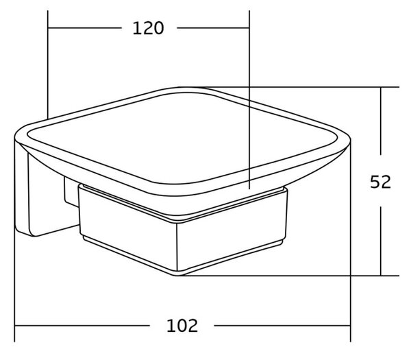 Mexen Asis suport săpun, auriu - 7017639-50