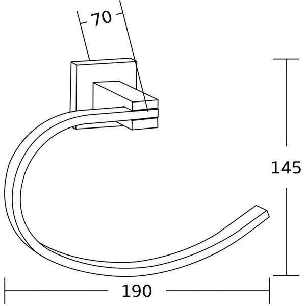 Mexen Accesorii Mexen, suport hârtie igienică VANE, crom, 7020932-00