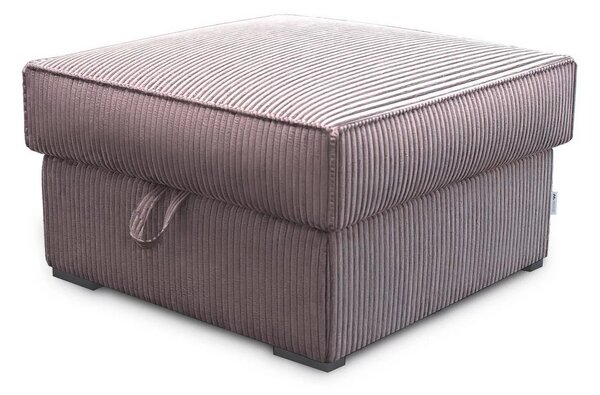 Taburet SMART COSARO lila cu spatiu de depozitare 65x65 cm