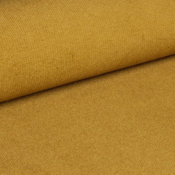 Galben mustar canapea coltar extensibil ZENOVA 220 x 140 cm, reversibila