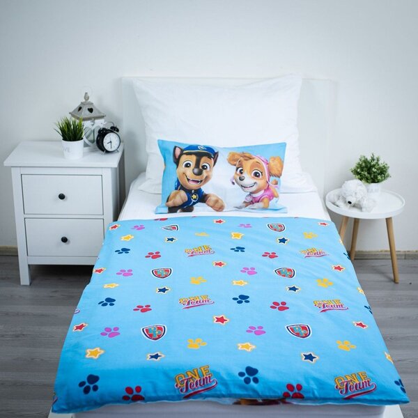 Lenjerie de pat pentru copii din bumbac pentru pătuț 100x135 cm Paw Patrol – Jerry Fabrics