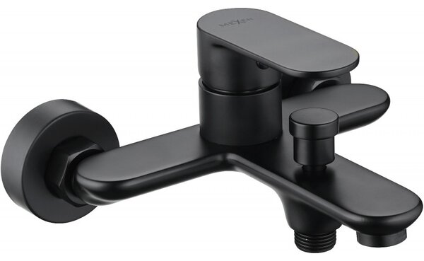 Mexen Milo, robinet pentru cada montat pe perete, negru mat, 71330-70