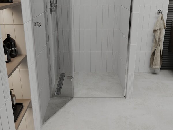 Mexen Roma, usa cu 1 canat pentru deschidere 70 x 190 cm, sticla transparenta 6 mm, profil cromat, 854-070-000-01-00