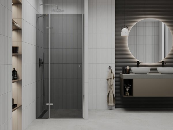 Mexen Roma, usa de dus pentru deschidere 70 x 190 cm, sticla gri 6 mm, profil cromat, 854-070-000-01-40