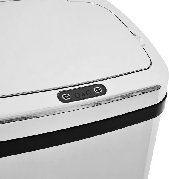 HOMCOM cos de gunoi cu senzor inox elegant 50L cu infrarosu | Aosom Romania