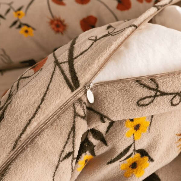 Lenjerie cocolino HERBAR bej Dimensiune lenjerie de pat: 70 x 90 cm | 140 x 220 cm