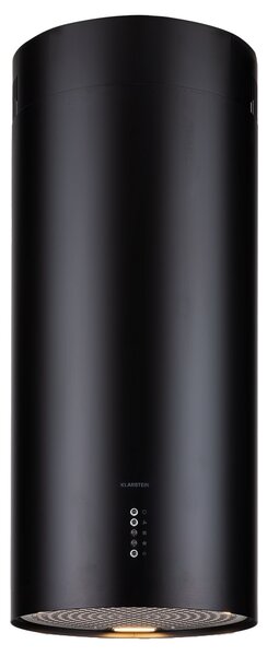 Klarstein Bolea, hota tip insulă, Ø38cm, mod de recirculare/extracție a aerului, 600m³/h, LED, inclusiv filtre de cărbune activ