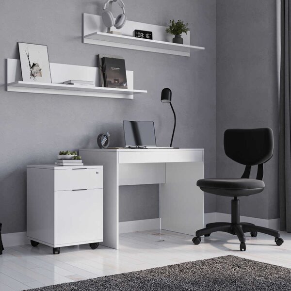 Birou Adore Study, cu sertar, 90x75x55 cm