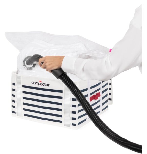 Cutie de depozitare cu vid pentru haine Compactor Mariniere, 125 l