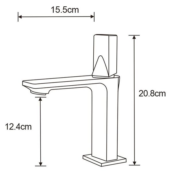 Baterie chiuveta Mexen Crux, crom, 744400-00